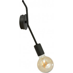 Frix black swing arm wall lamp Emibig