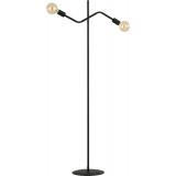 Frix black 2-light floor lamp Emibig