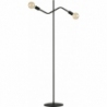 Frix black 2-light floor lamp Emibig