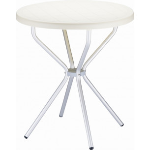 Elfo 70 beige round garden table Siesta