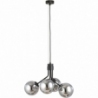 Nova IV graphite&amp;black glass spheres pendant lamp Emibig