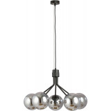 Nova V graphite&amp;black glass spheres pendant lamp Emibig