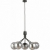 Nova V graphite&amp;black glass spheres pendant lamp Emibig