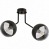 Nova II black&amp;clear glass spheres ceiling lamp Emibig