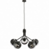 Nova V black&amp;clear glass spheres pendant lamp Emibig