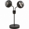 Nova black&amp;clear glass spheres table lamp Emibig