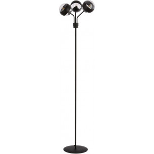 Nova black&amp;clear glass balls floor lamp Emibig