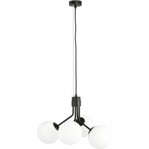 Nova IV white&amp;black glass balls pendant lamp Emibig