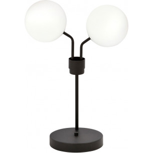 Nova white&amp;black glass balls table lamp Emibig