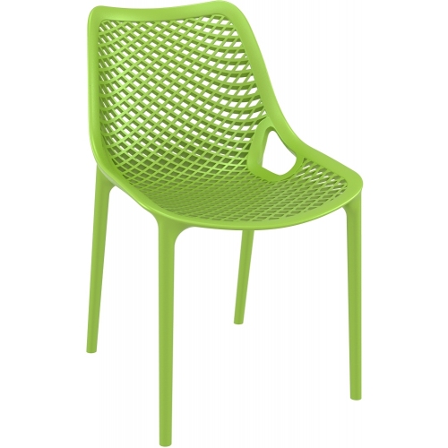 Air green openwork modern chair Siesta