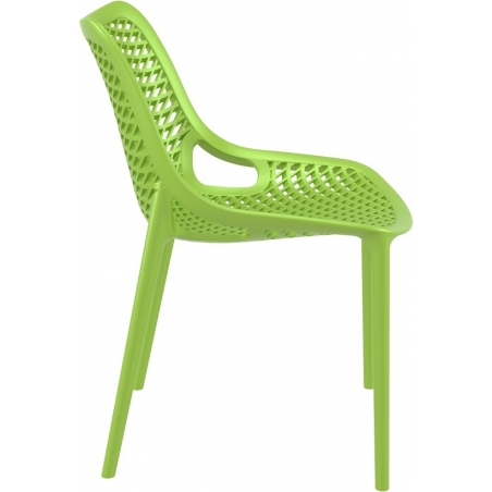 Air green openwork modern chair Siesta