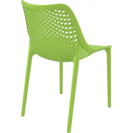 Stylowe Krzesło ażurowe Air Zielone Siesta do salonu i jadalni.
