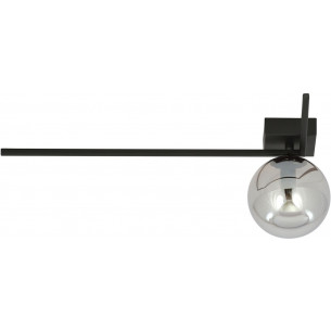 Imago F black&amp;graphite glass sphereceiling lamp  Emibig