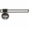 Imago C black stripe glass sphere ceiling lamp Emibig