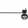 Imago F black stripe glass sphere ceiling lamp Emibig