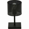 Jordan black table lamp with shade Emibig