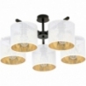 Jordan V white&amp;gold perforated ceiling lamp Emibig