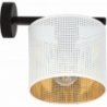 Jordan white&amp;gold perforated wall lamp Emibig