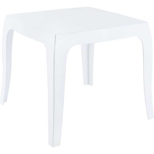 Queen 51x51 white outdoor coffee table Siesta