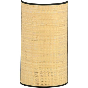 Aston rattan boho wall lamp Emibig