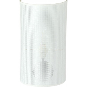 Aston white&amp;gold perforated wall lamp Emibig