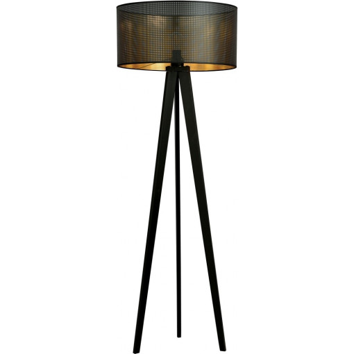 Aston black&amp;gold tripod floor lamp Emibig