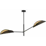 Vene II black&amp;gold designer ceiling lamp Emibig