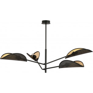 Vene IV black&amp;gold designer ceiling lamp Emibig