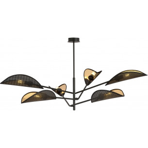 Lampa sufitowa designerska Vene VI czarno-złota Emibig 2