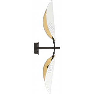 Vene II white&amp;gold designer wall lamp Emibig