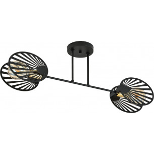 Lampa sufitowa podwójna Talia 86cm czarna Emibig