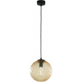 Cadix 21cm amber glass sphere pendant lamp tk lamping