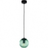 Cadix 14cm green glass sphere pendant lamp TK Lighting