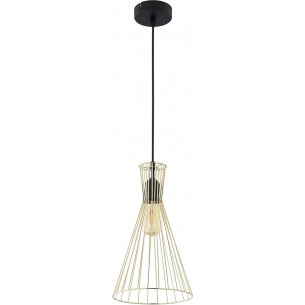 Złota lampa druciana wisząca Sahara 22cm złota TK Lighting