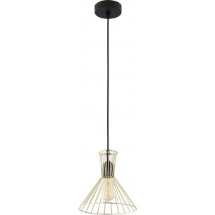 Złota lampa druciana wisząca Sahara 23cm złota TK Lighting