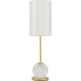 Lampka nocna glamour Jewels LED przezroczysty/złoty