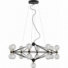 Alice LED XVII transparent&amp;black glamour glass balls pendant lamp