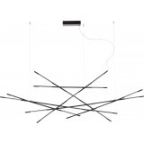 Strise LED 180cm black modern pendant lamp