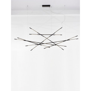 Strise LED 180cm black modern pendant lamp 2