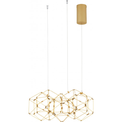 Embla LED 47cm gold modern decorative pendant lamp