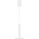 Lampa wisząca nowoczesna Plato LED 15cm biały mat