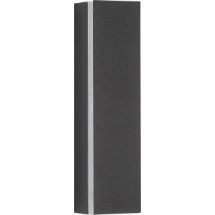 Simple LED 20cm black modern Long wall lamp