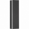 Simple LED 20cm black modern Long wall lamp