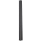 Simple LED 80cm black modern Long wall lamp