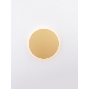 Cerchio LED 22cm gold matt round decorative wall lamp 2