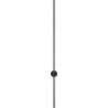 Sai LED 120cm black minimalist decorative wall lamp