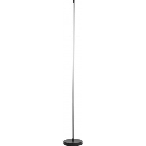 Simple LED 60cm black modern floor lamp