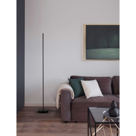 Stylowa Lampa podłogowa nowoczesna Simple LED 60cm czarna do salonu i sypialni