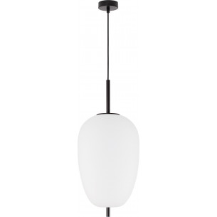 Tamo 27 white&amp;black glass pendant lamp