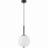 Tamo 18.5 white&amp;black glass pendant lamp